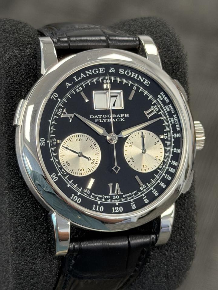 A. Lange &amp; Söhne Datograph In Stock RARE "METER" Dial Early Production Piece — photo 3