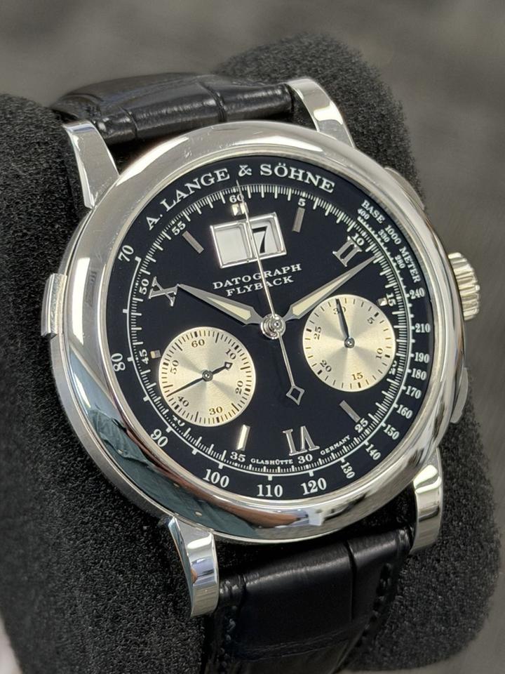 A. Lange &amp; Söhne Datograph In Stock RARE "METER" Dial Early Production Piece — photo 4