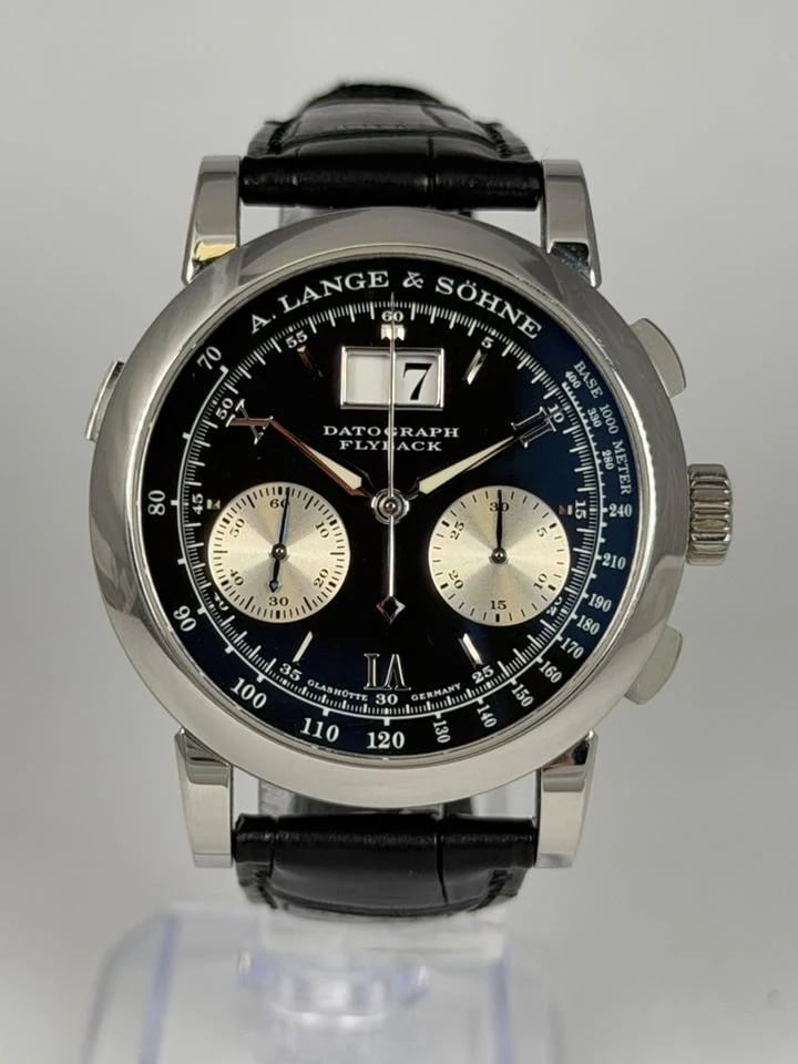 A. Lange &amp; Söhne Datograph In Stock RARE "METER" Dial Early Production Piece — photo 5