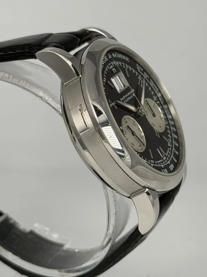 A. Lange &amp; Söhne Datograph In Stock RARE "METER" Dial Early Production Piece — photo 7