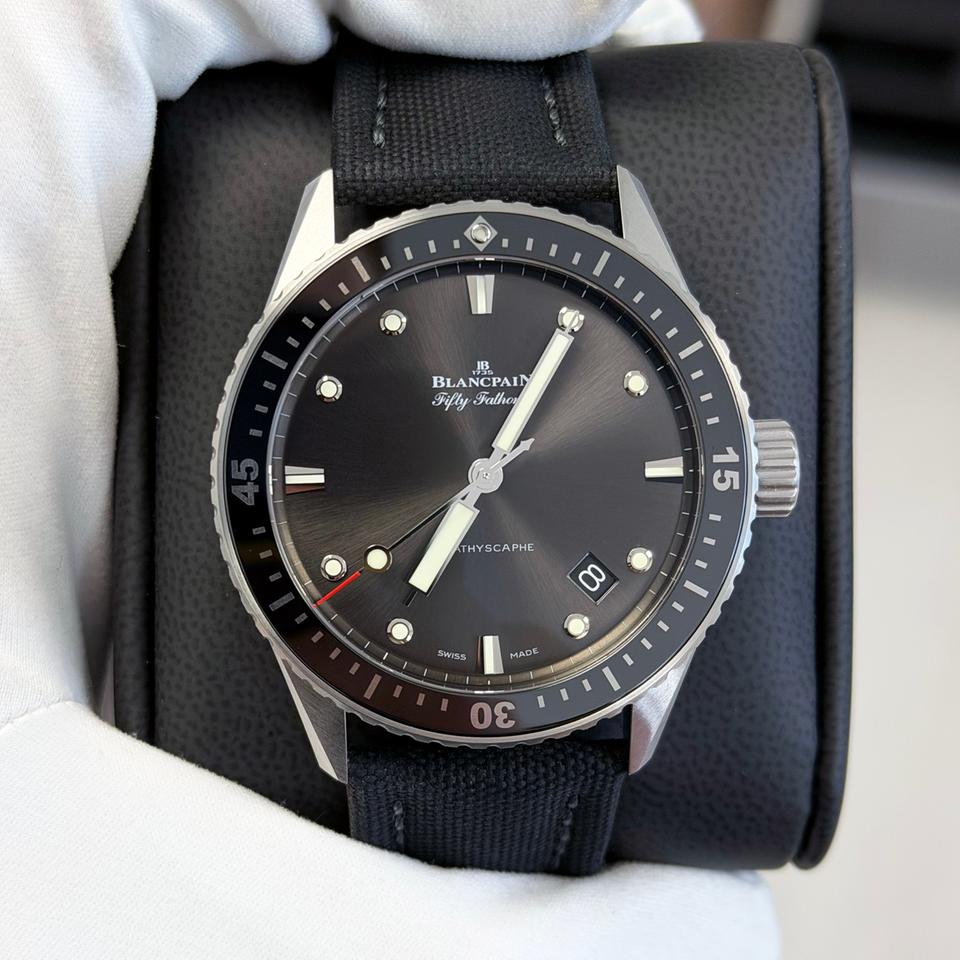 Blancpain Fifty Fathoms Bathyscaphe NEW 2026 Fifty Fathoms Bathyscaphe 43mm Grey 5000-1110-B52A
