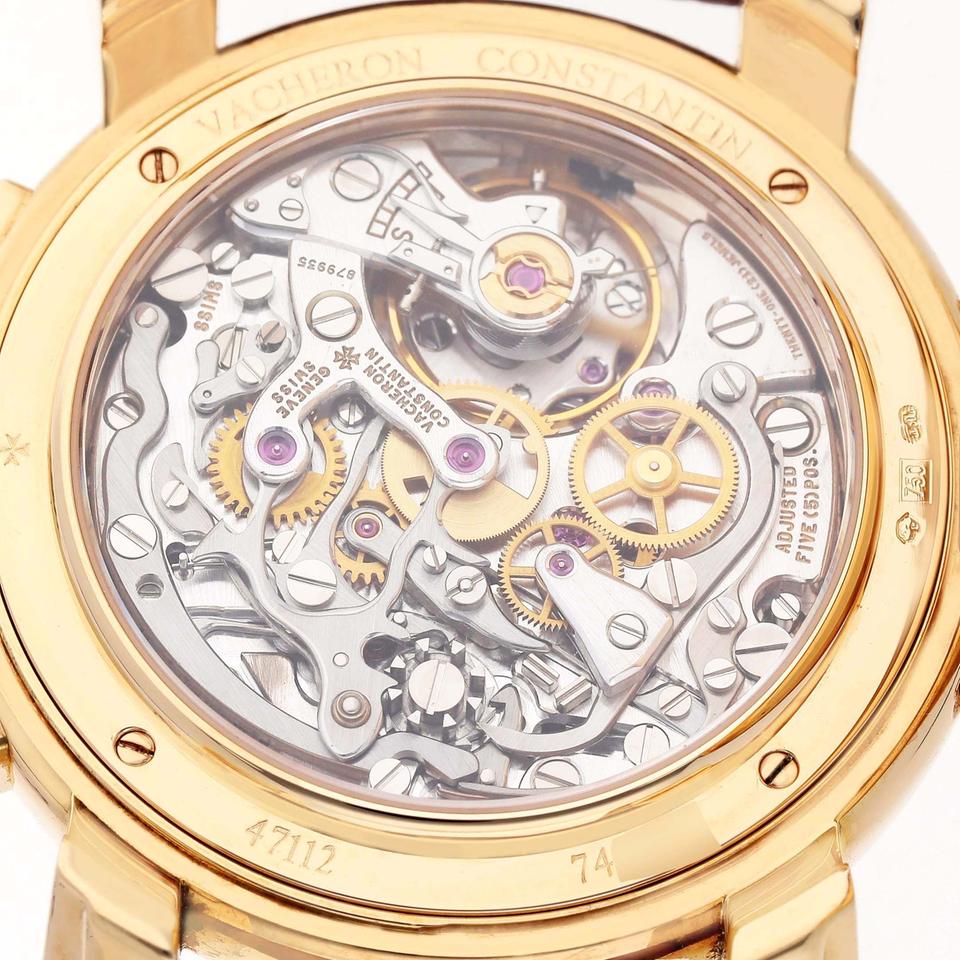 Vacheron Constantin Malte Perpetual Calendar Chronograph Yellow Gold Watch 47112 — photo 5