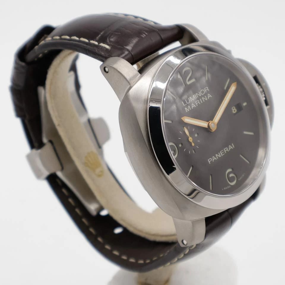 Panerai Luminor Marina 1950 3 Days Automatic 44mm Titanio Brown PAM00351 Automatic Strap — photo 5