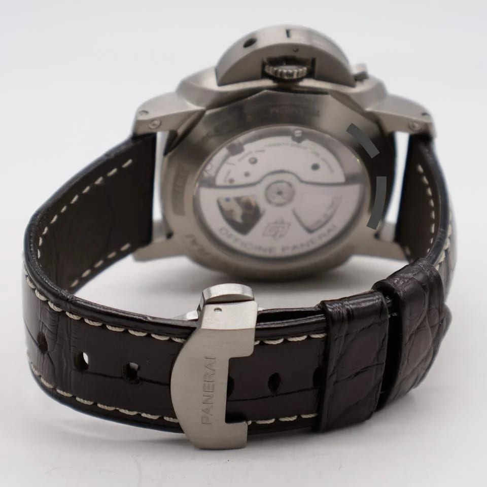 Panerai Luminor Marina 1950 3 Days Automatic 44mm Titanio Brown PAM00351 Automatic Strap — photo 7