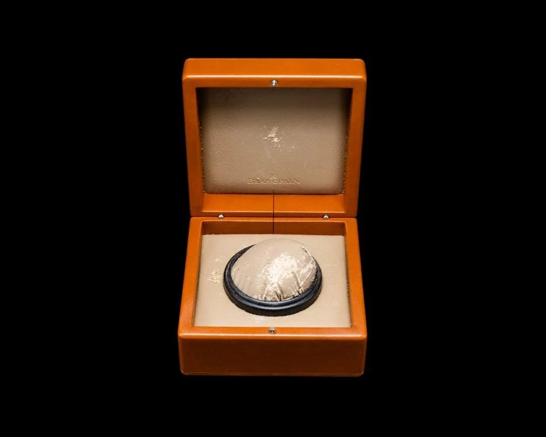 Blancpain Villeret 6185 Villeret Monopusher Chronograph 18K White Gold Brown Dial — photo 7