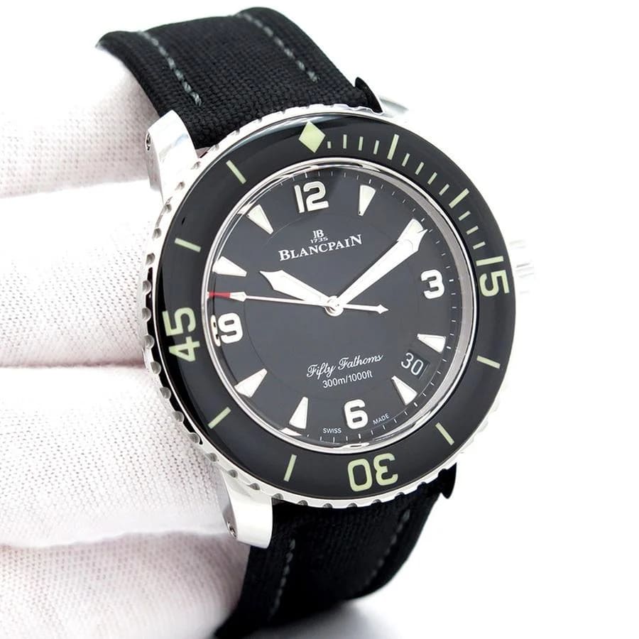 Blancpain Fifty Fathoms Stainless Steel Automatic with Black Dial