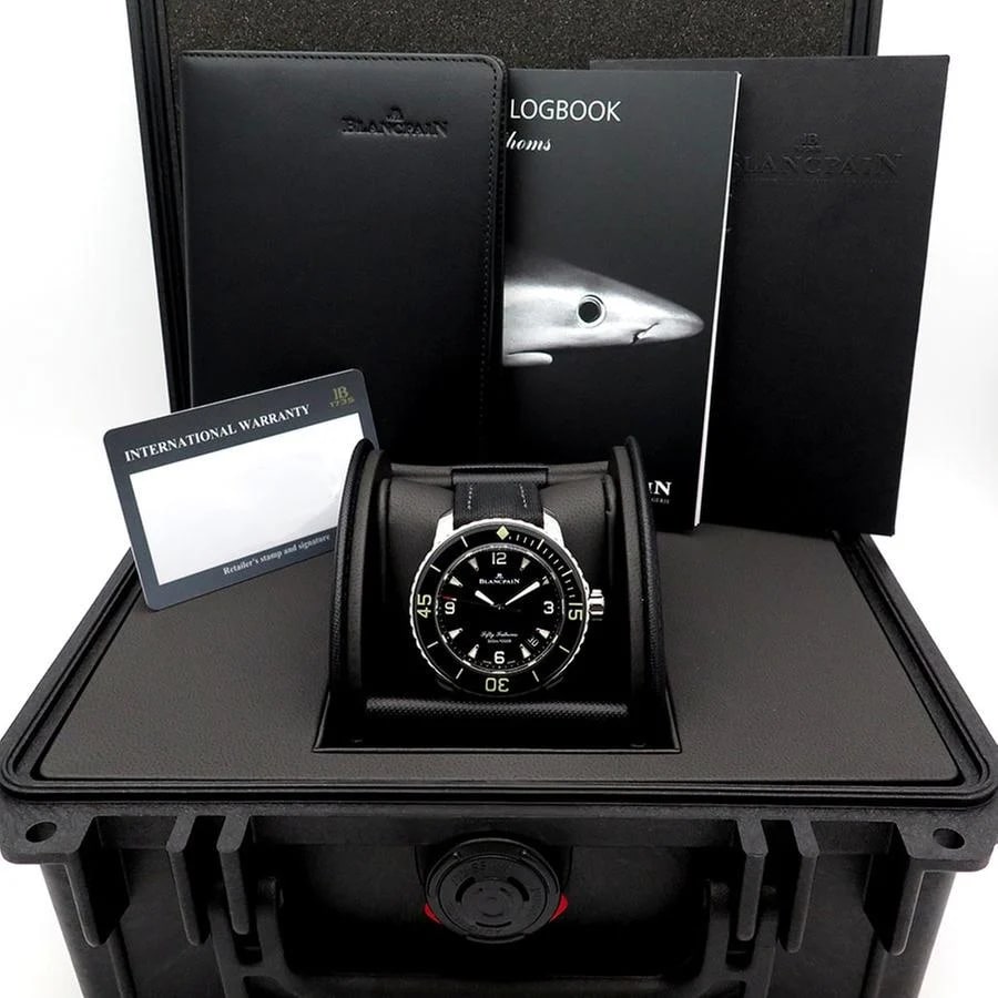 Blancpain Fifty Fathoms Stainless Steel Automatic with Black Dial — photo 2