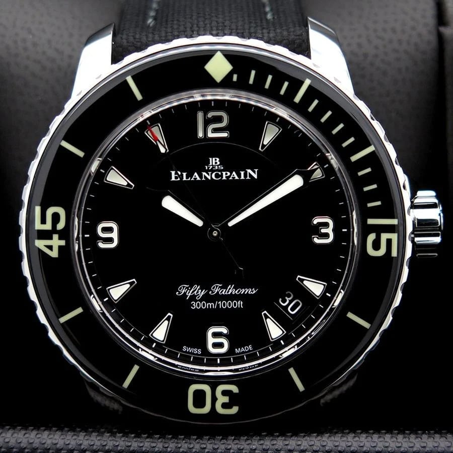 Blancpain Fifty Fathoms Stainless Steel Automatic with Black Dial — photo 3