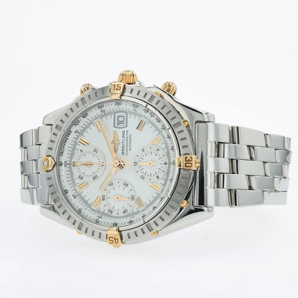 Breitling Chronomat Chronograph 18kt Yellow Gold & Stainless Steel B13352