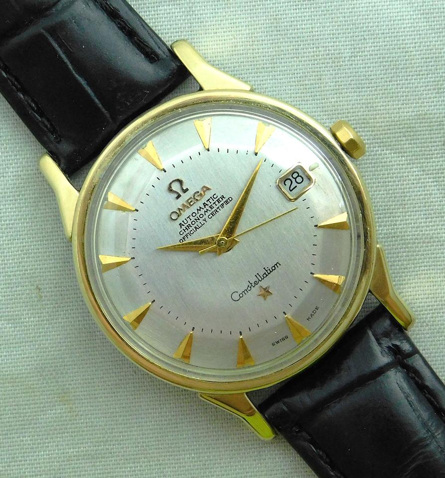 Omega Constellation Pie Pan 2 Tone Date 168.005 Vintage 1961 Mens Watch 34mm — photo 2