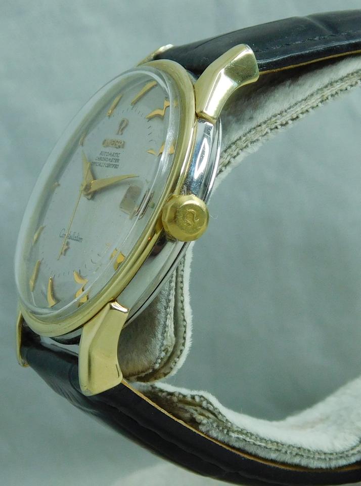 Omega Constellation Pie Pan 2 Tone Date 168.005 Vintage 1961 Mens Watch 34mm — photo 3