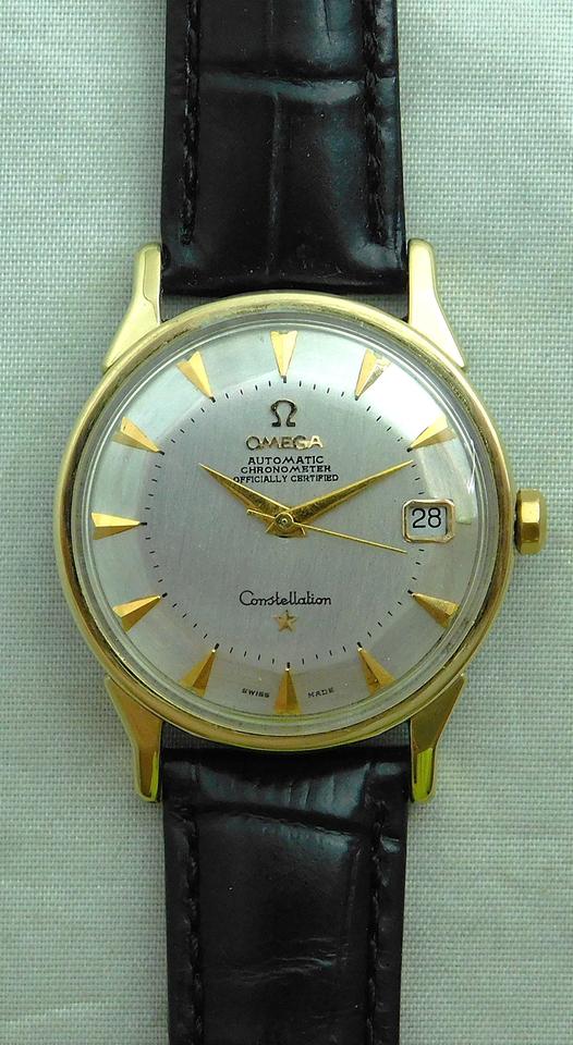Omega Constellation Pie Pan 2 Tone Date 168.005 Vintage 1961 Mens Watch 34mm — photo 6