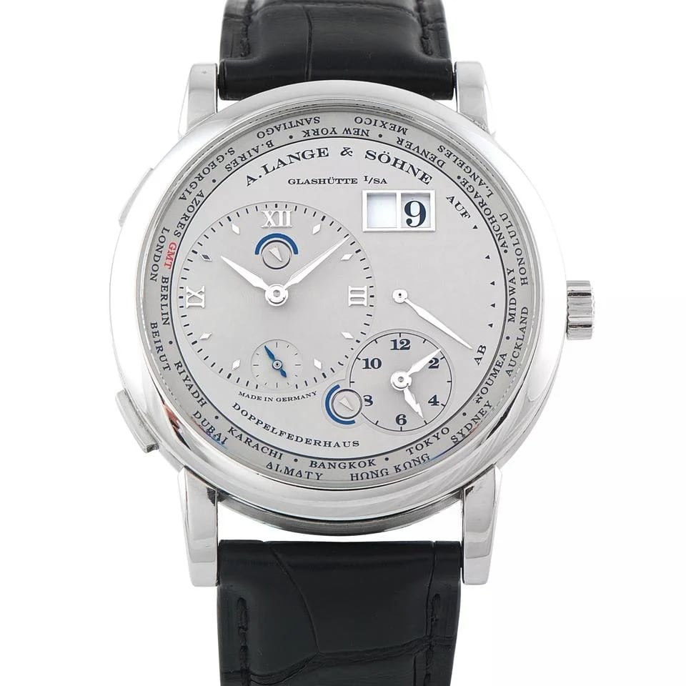 A. Lange & Söhne Lange 1 Time Zone Platinum Watch 116.025