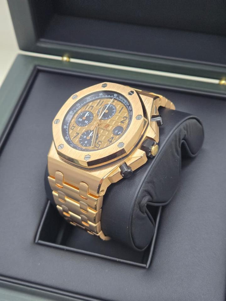 Audemars Piguet Royal Oak Offshore Chronograph AP Rose Gold Brick Bracelet — photo 2