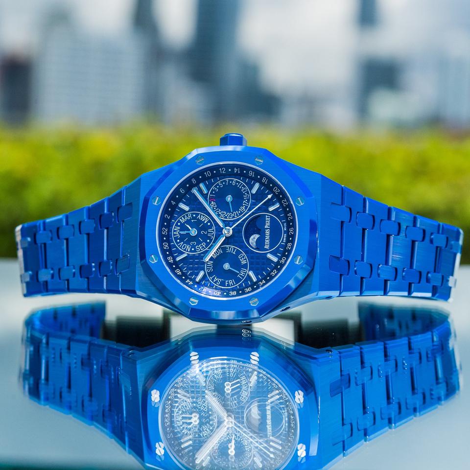 Audemars Piguet Royal Oak Perpetual Calendar 26579CS Royal Oak Perpetual Calendar Blue Ceramic 41mm