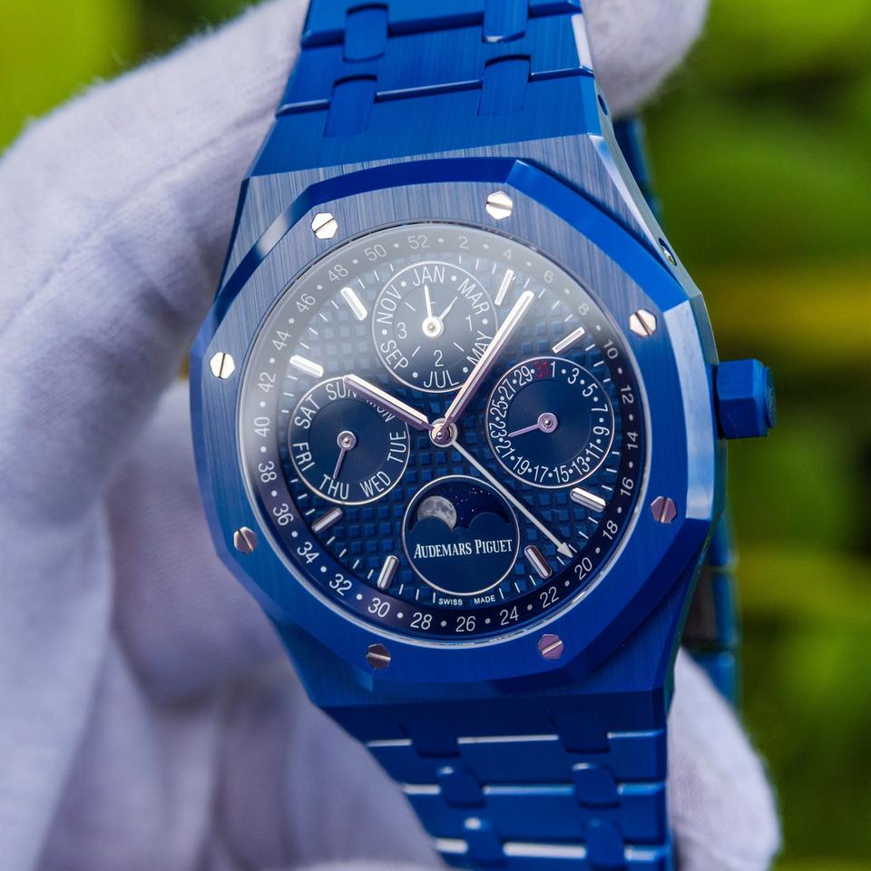 Audemars Piguet Royal Oak Perpetual Calendar 26579CS Royal Oak Perpetual Calendar Blue Ceramic 41mm — photo 2