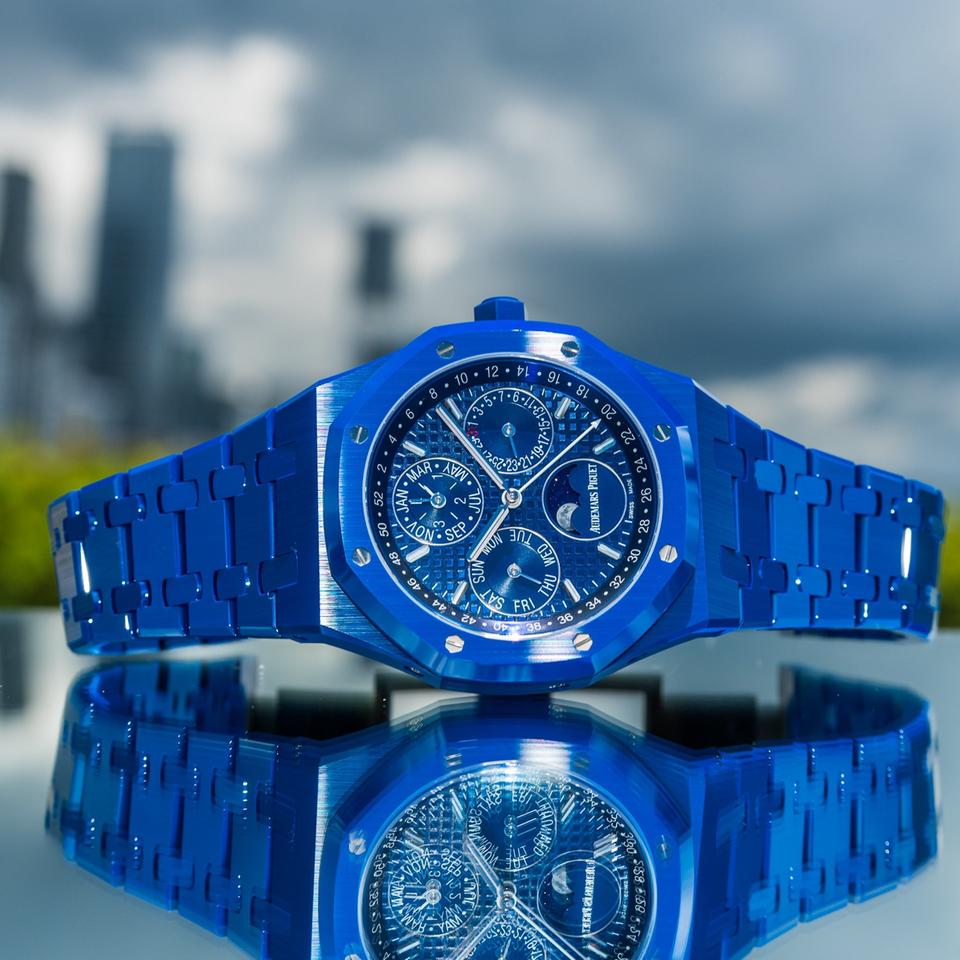Audemars Piguet Royal Oak Perpetual Calendar 26579CS Royal Oak Perpetual Calendar Blue Ceramic 41mm — photo 3