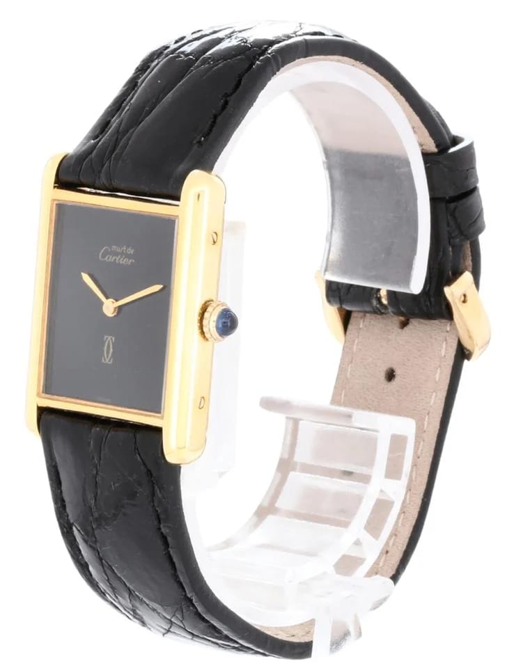 Cartier Tank Must De Unique Jet Black Spidered Dial — photo 3