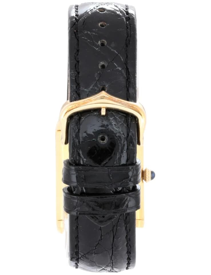 Cartier Tank Must De Unique Jet Black Spidered Dial — photo 4