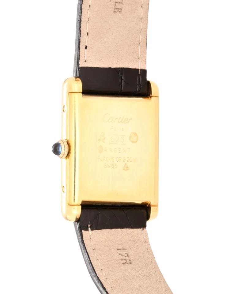 Cartier Tank Must De Unique Jet Black Spidered Dial — photo 5