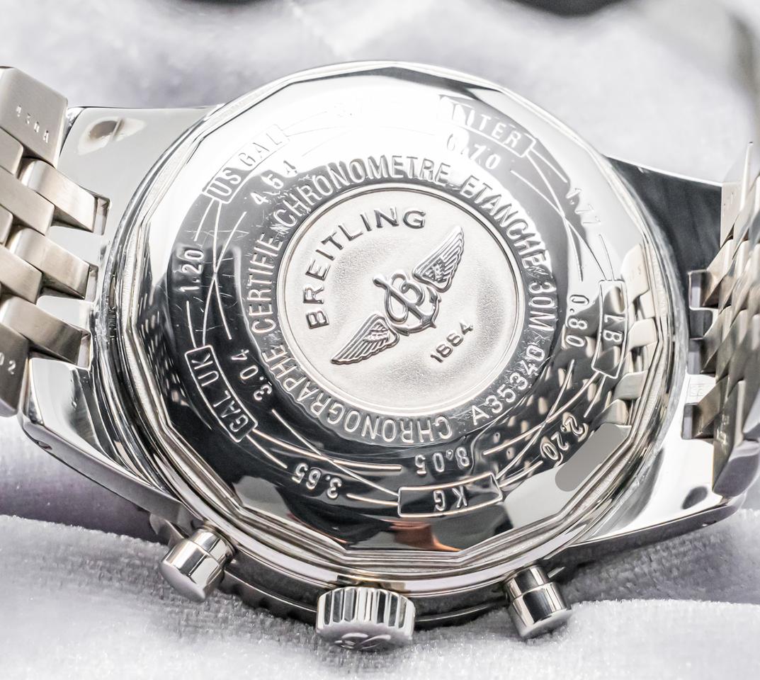 Breitling Navitimer Heritage 43 mm Panda White Black Dial Box Manual Bracelet Pilot Aviation — photo 15