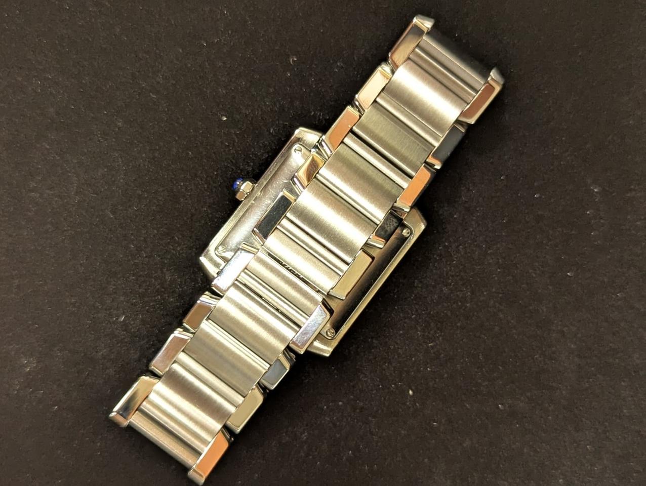Cartier Tank Française 2302 White Roman Automatic With Service Paperwork 28mm — photo 10