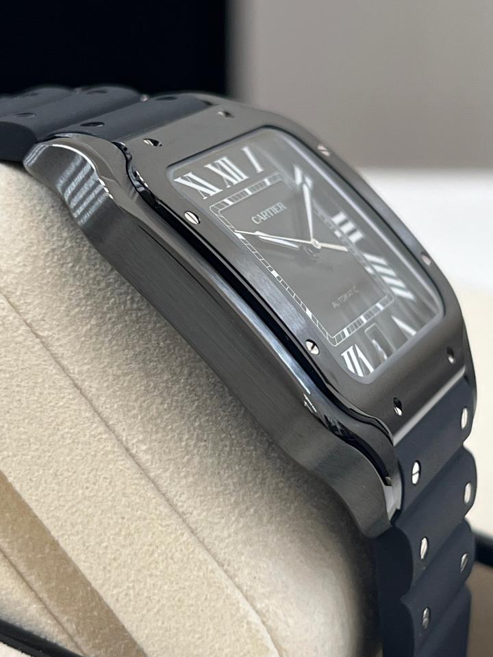 Cartier Santos Large New 2026 Carbon Black WSSA0039 Brand New Full Set — photo 2