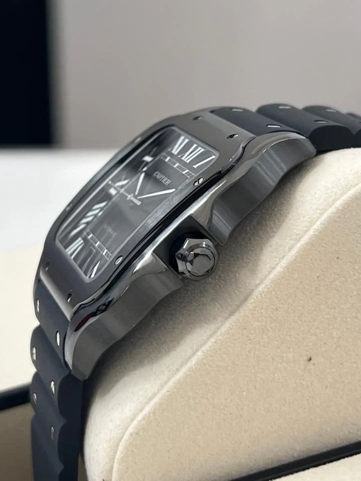 Cartier Santos Large New 2026 Carbon Black WSSA0039 Brand New Full Set — photo 3