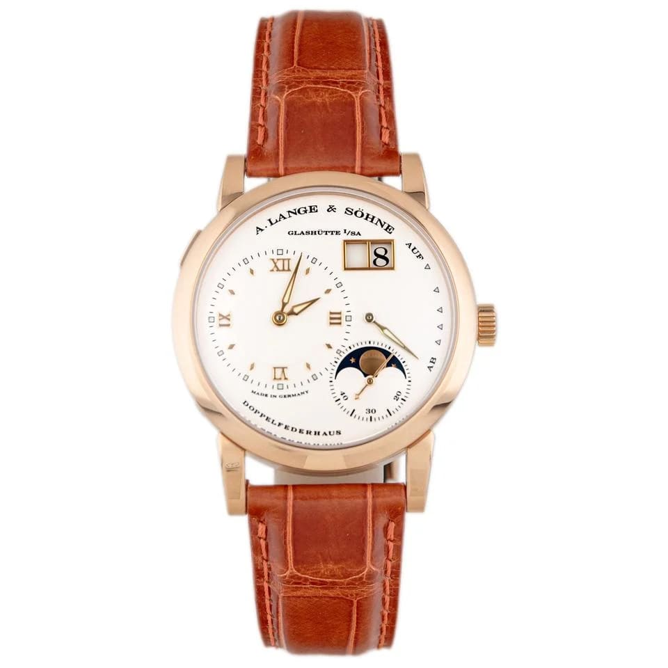 A. Lange &amp; Söhne Lange 1 Moonphase Rose Gold White Dial 39mm 109.032