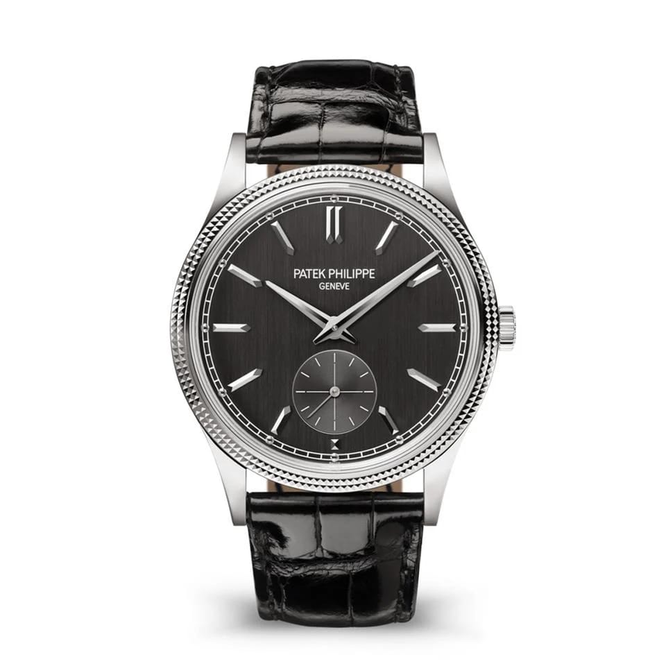 Patek Philippe Calatrava 6119G-001 White Gold Charcoal Gray Dial Watch