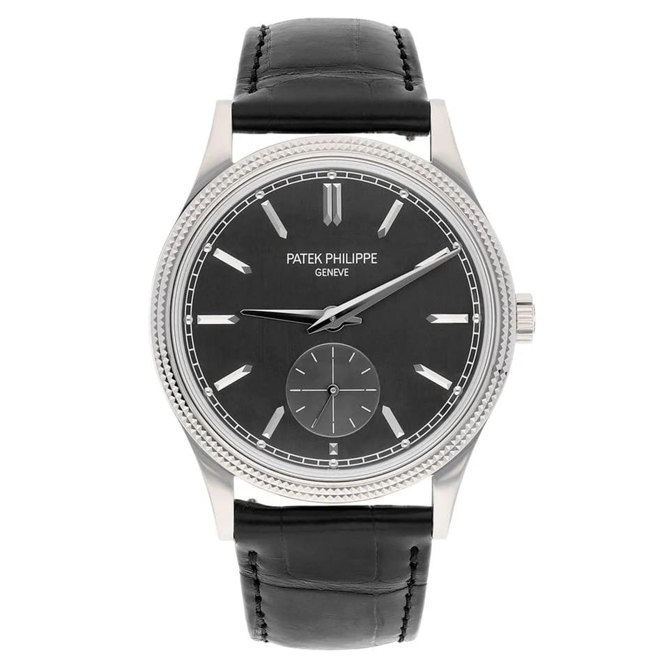 Patek Philippe Calatrava 6119G-001 White Gold Charcoal Gray Dial Watch — photo 2