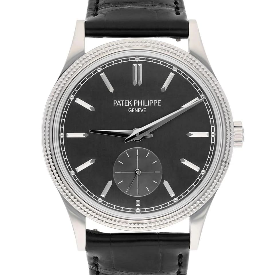 Patek Philippe Calatrava 6119G-001 White Gold Charcoal Gray Dial Watch — photo 3
