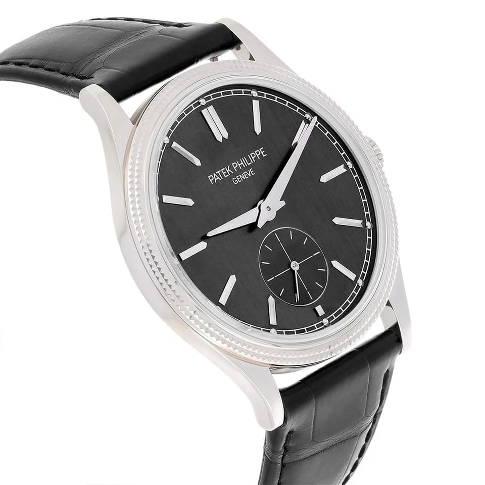 Patek Philippe Calatrava 6119G-001 White Gold Charcoal Gray Dial Watch — photo 5