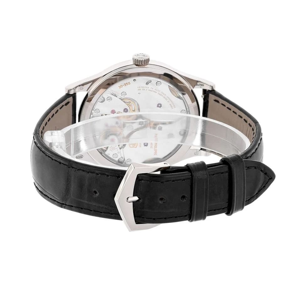 Patek Philippe Calatrava 6119G-001 White Gold Charcoal Gray Dial Watch — photo 8