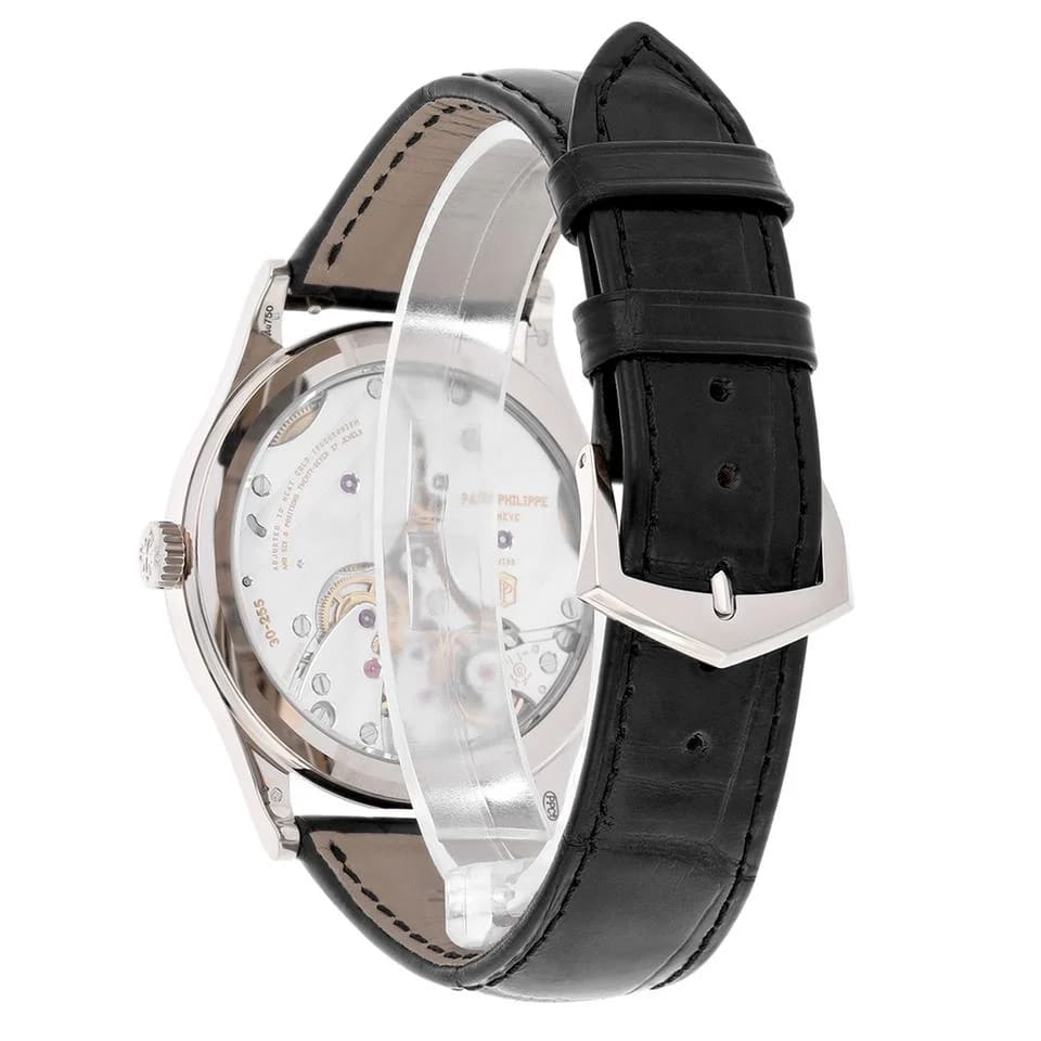 Patek Philippe Calatrava 6119G-001 White Gold Charcoal Gray Dial Watch — photo 9