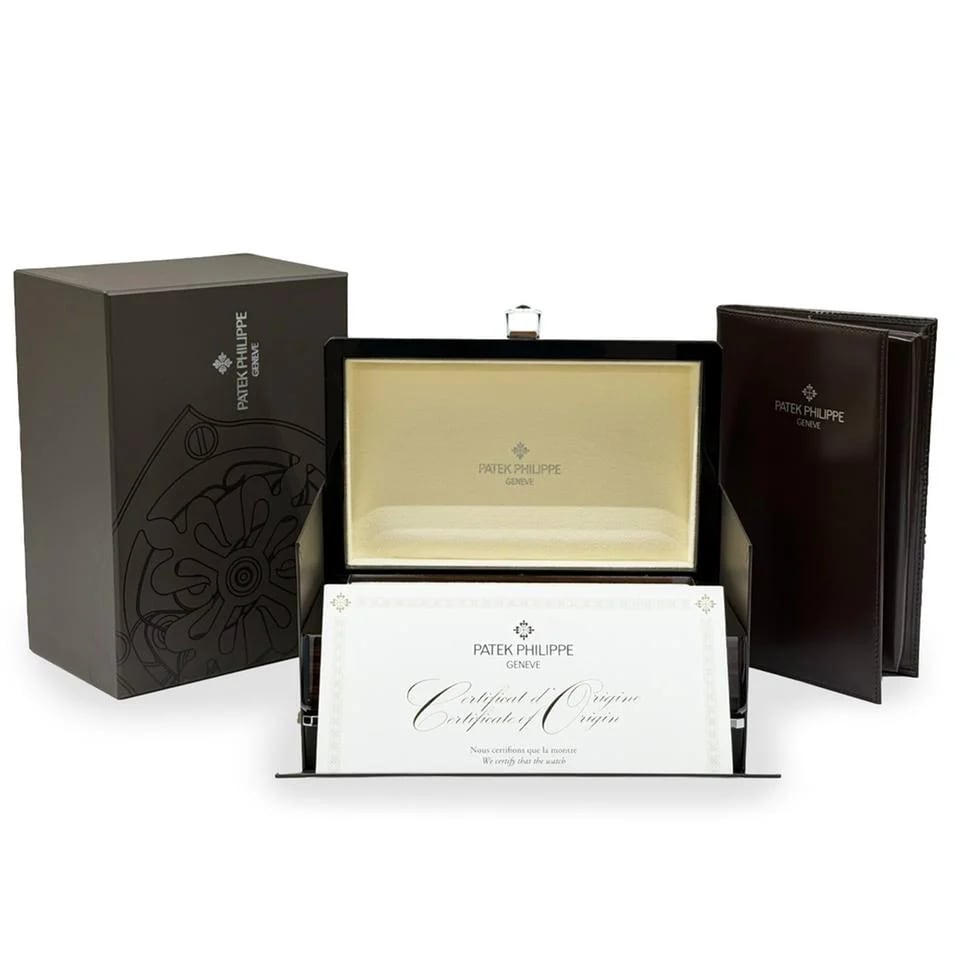 Patek Philippe Calatrava 6119G-001 White Gold Charcoal Gray Dial Watch — photo 11