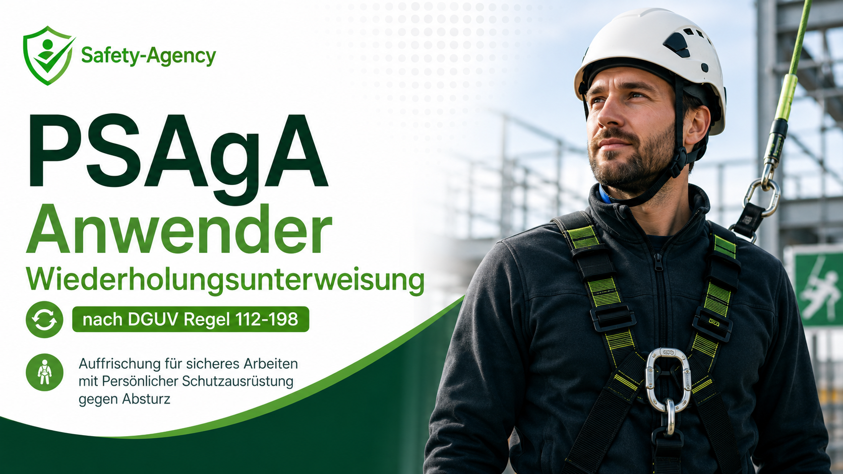 PSAgA Anwender Wiederholungsunterweisung nach DGUV Regel 112-198 