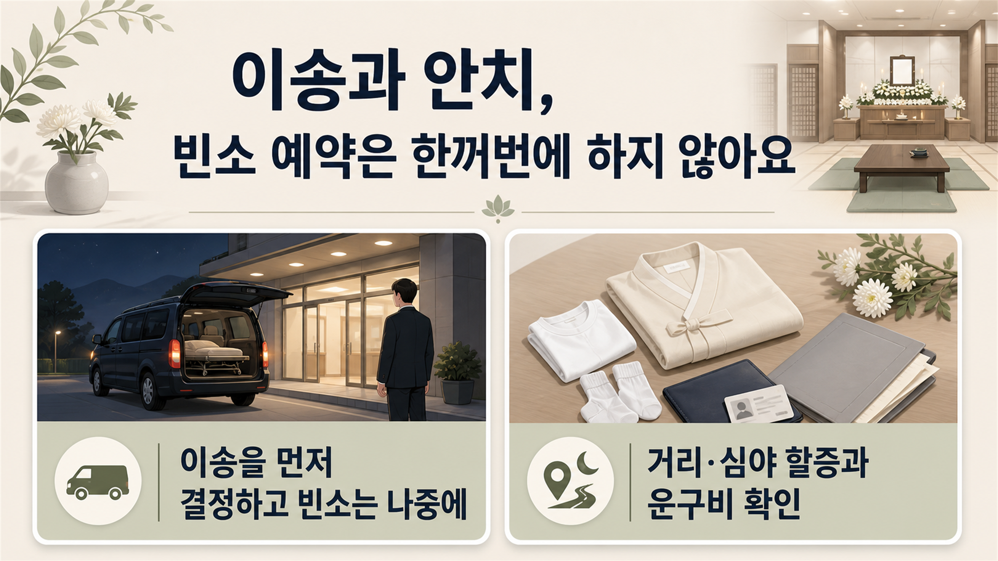 요양원에서 사망했을 때 절차 관련 예약 단계와 행정 순서를 나눠서 보기 - 가효상조 장례 가이드 요양원에서 사망했을 때 절차 관련 예약 단계와 행정 순서를 나눠서 보기