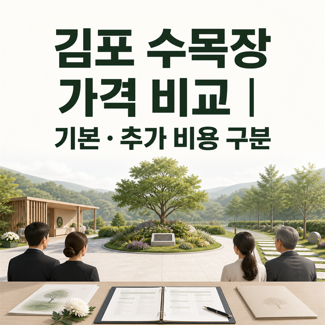 김포 수목장 가격 비교에서 자주 묻는 정산 시점과 계약 조건 - 가효상조 장례 가이드 김포 수목장 가격 비교에서 자주 묻는 정산 시점과 계약 조건