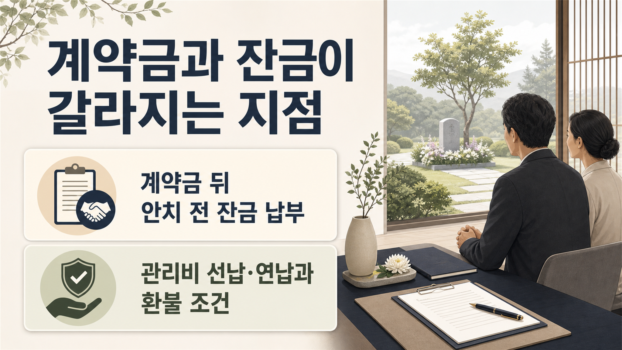 김포 수목장 가격 비교에서 자주 묻는 정산 시점과 계약 조건 - 가효상조 장례 가이드 김포 수목장 가격 비교에서 자주 묻는 정산 시점과 계약 조건