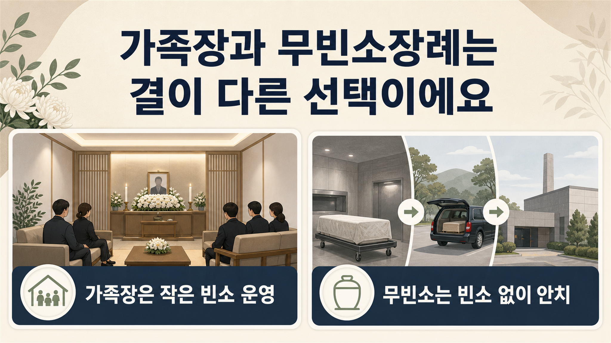 가족끼리 장례 치르는 법, 행정 순서와 취소 조건을 함께 보면 이해하기 쉬운 부분 - 가효상조 장례 가이드 가족끼리 장례 치르는 법, 행정 순서와 취소 조건을 함께 보면 이해하기 쉬운 부분