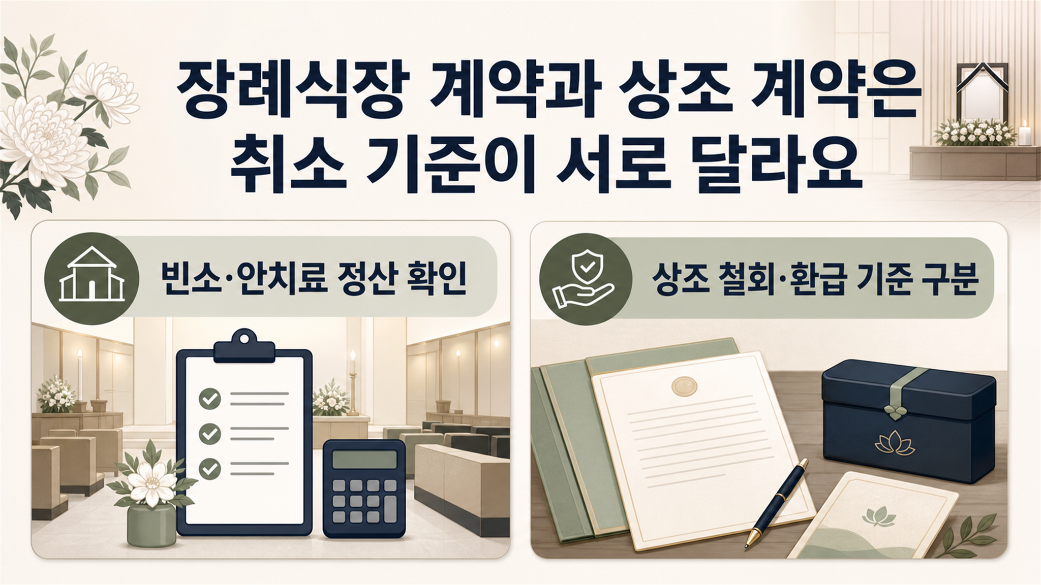 가족끼리 장례 치르는 법, 행정 순서와 취소 조건을 함께 보면 이해하기 쉬운 부분 - 가효상조 장례 가이드 가족끼리 장례 치르는 법, 행정 순서와 취소 조건을 함께 보면 이해하기 쉬운 부분