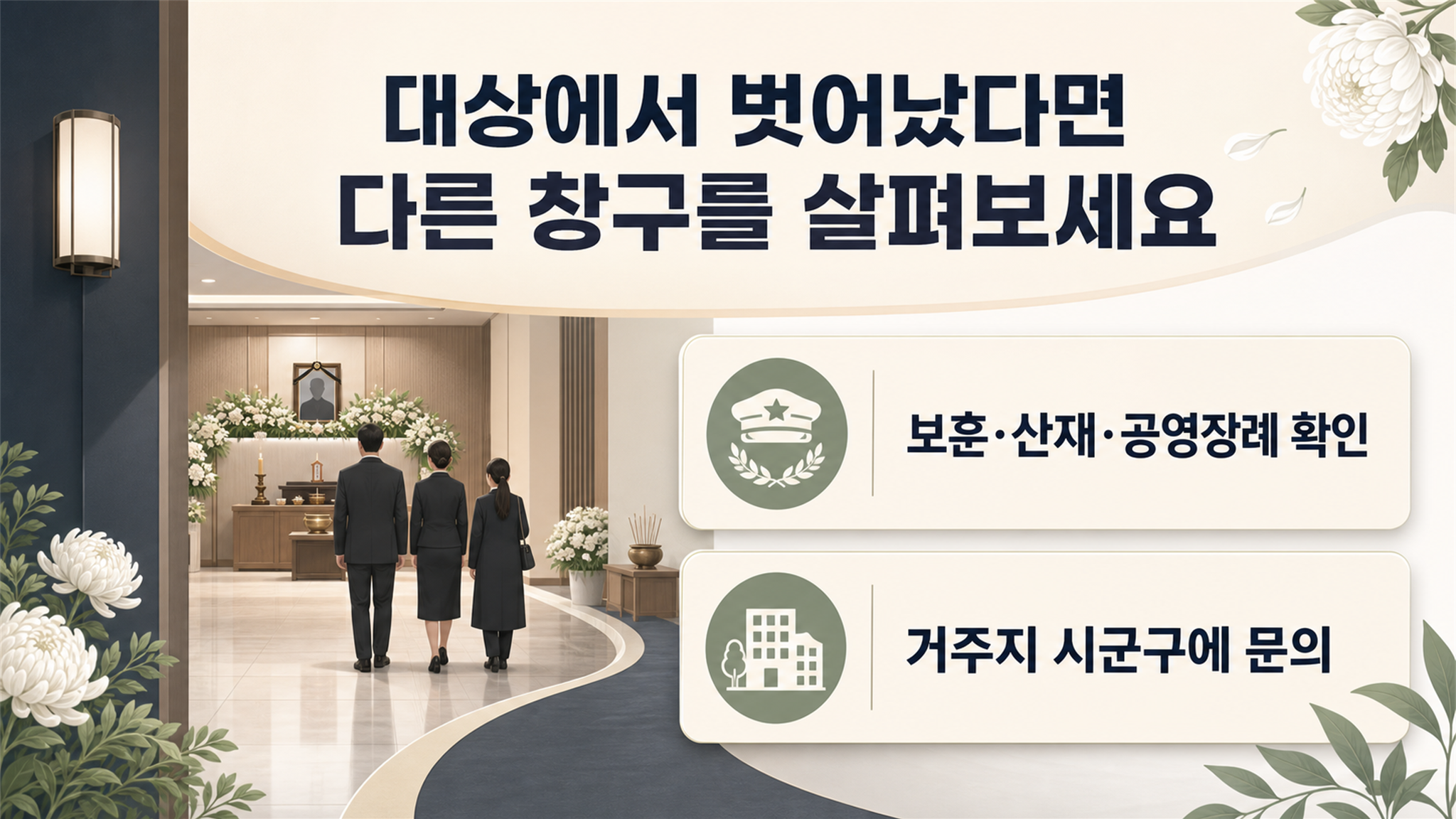 노인 장례비 지원: 신청 단계와 지원 대상을 구분할 때 - 가효상조 장례 가이드 노인 장례비 지원: 신청 단계와 지원 대상을 구분할 때