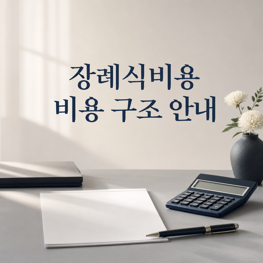 장례식비용, 예산을 세우기 위한 비용 구조 안내 - 가효상조 장례 가이드 장례식비용, 예산을 세우기 위한 비용 구조 안내