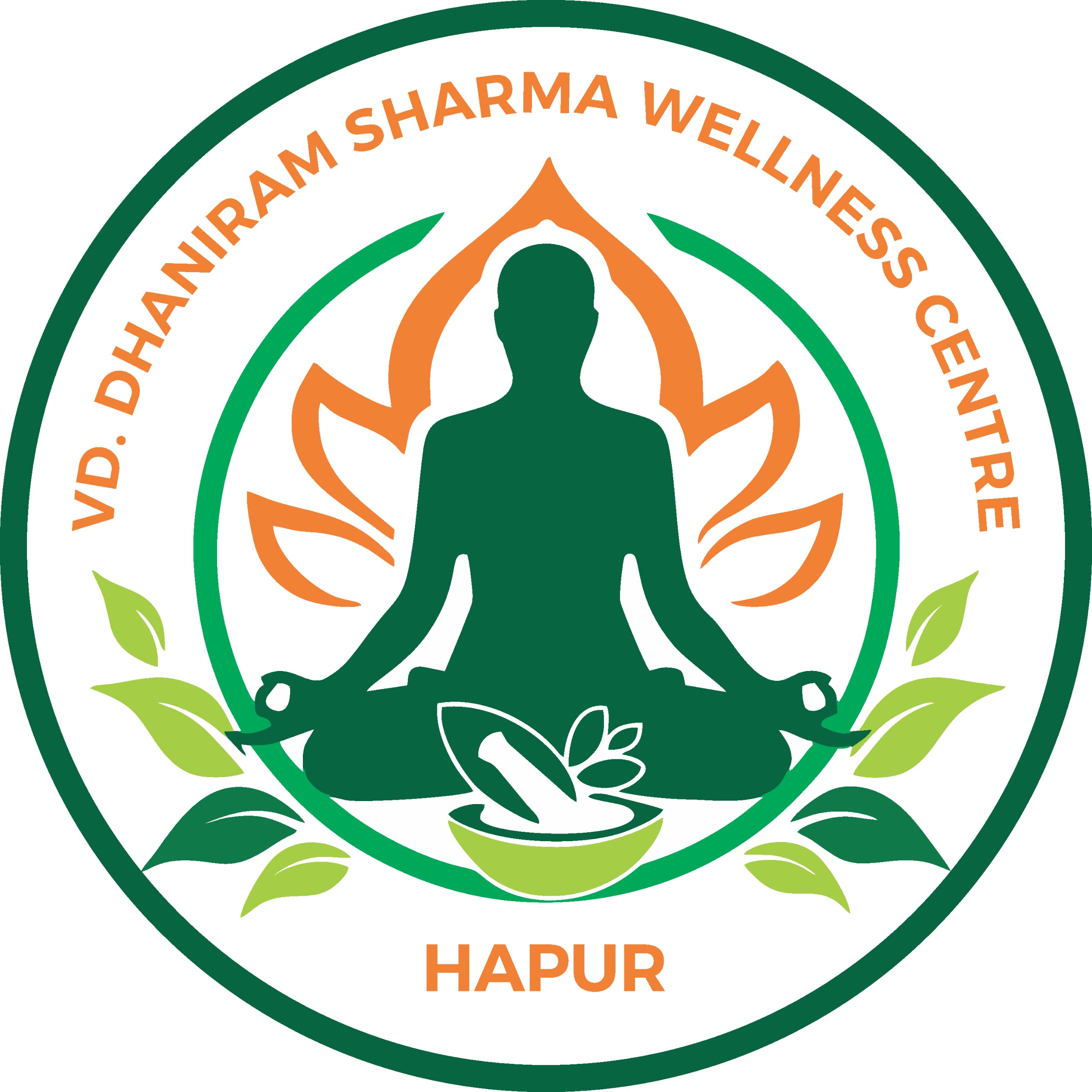 Dhaniram ayurveda hospital logo