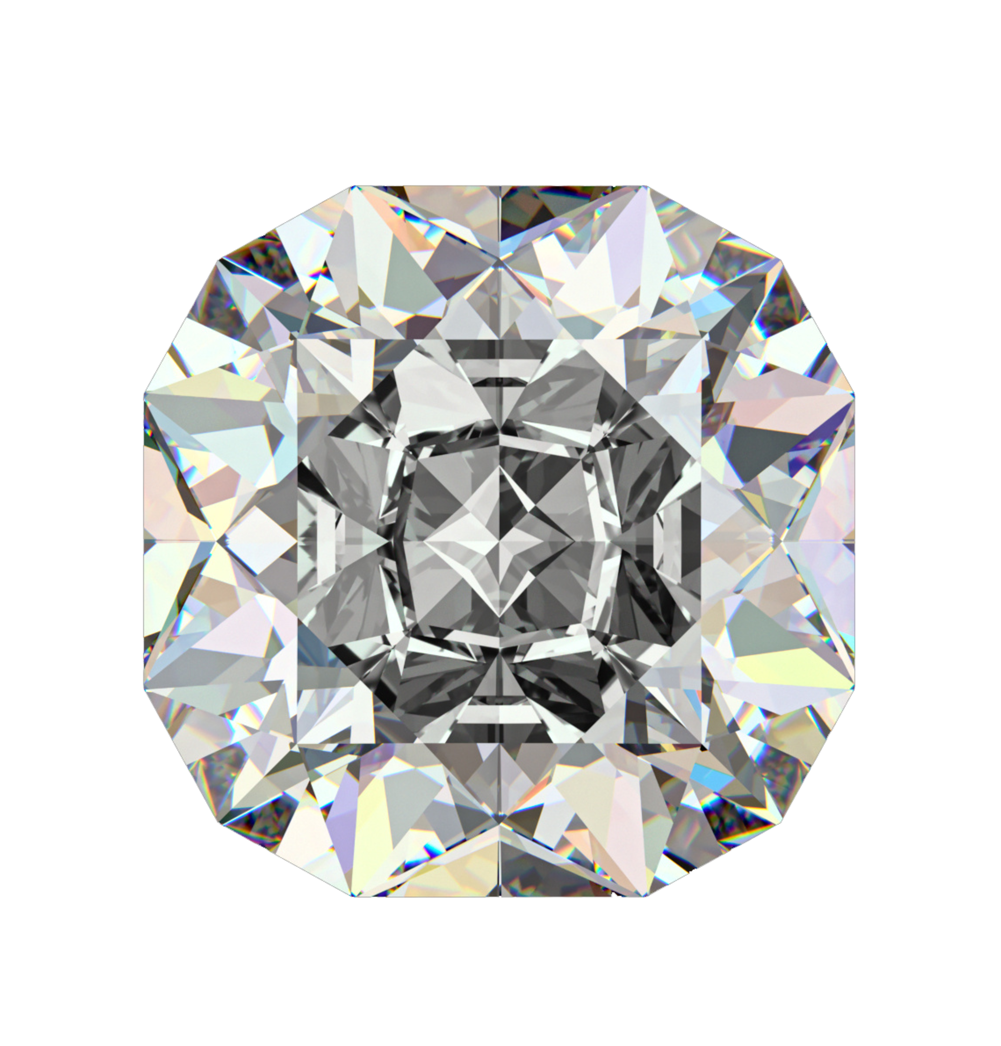 Cushion cut diamond