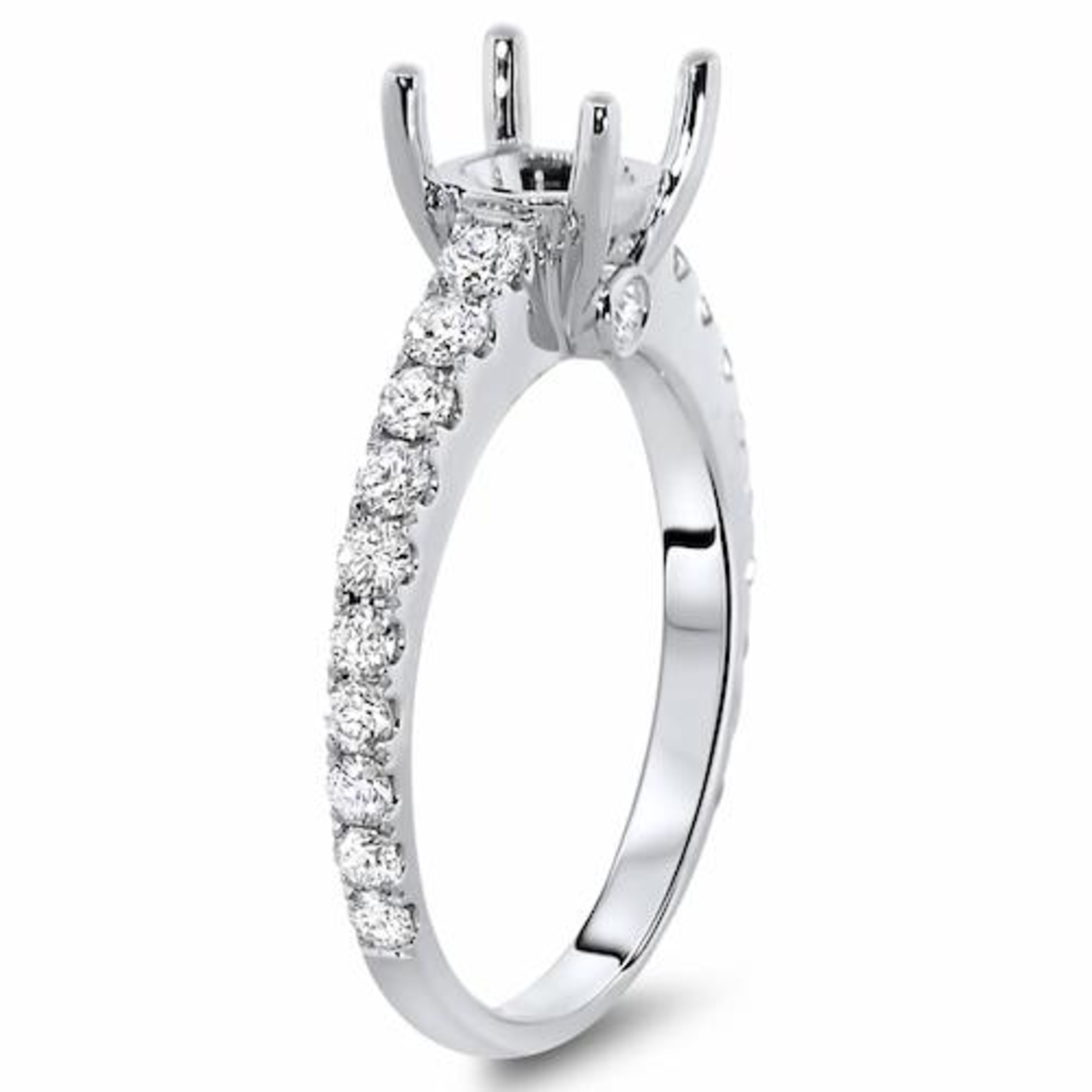 Side Stones Engagement Ring