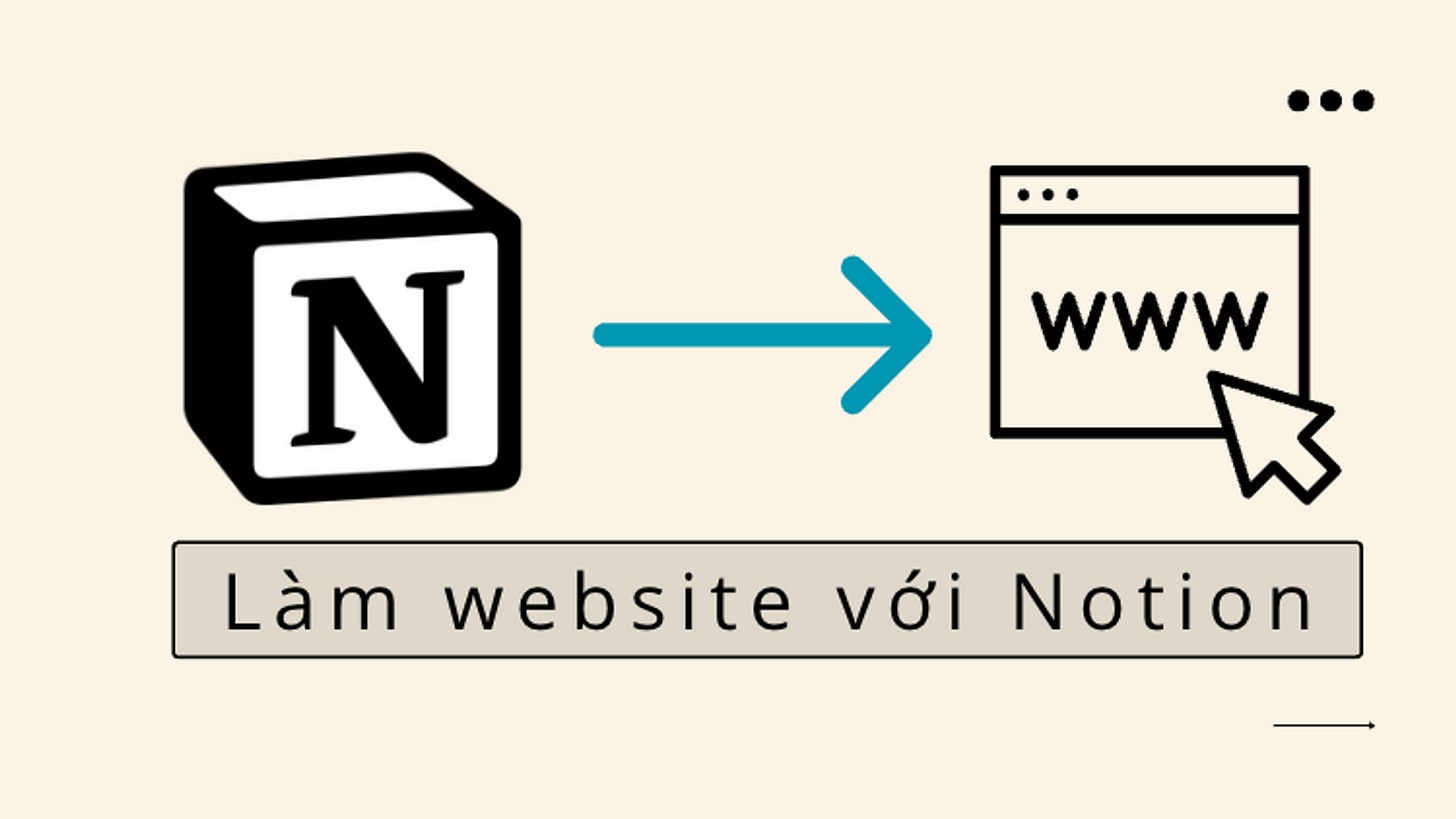 [Mini NoCode Course] Làm website với Notion không cần lập trình