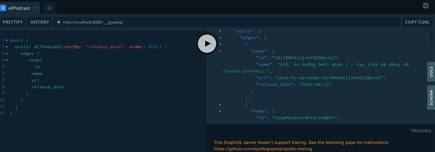 graphql demo