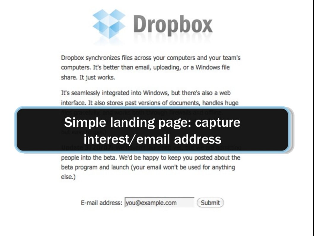 Dropbox mvp